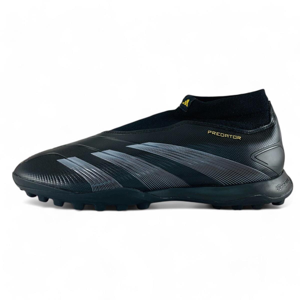 Adidas Predator League Laceless Turf Core Black Men`s Soccer Shoes IF6386