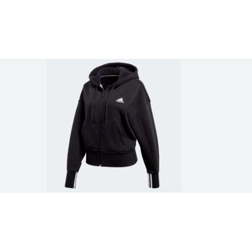 Adidas Women Big Badge of Sport Fullzip Hoody M Black FR5120