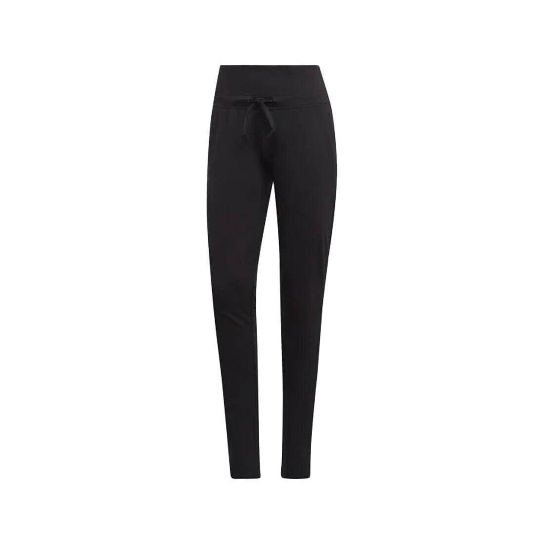 Adidas Stretchable Varsity Womens Active Pants Size L Color: Black