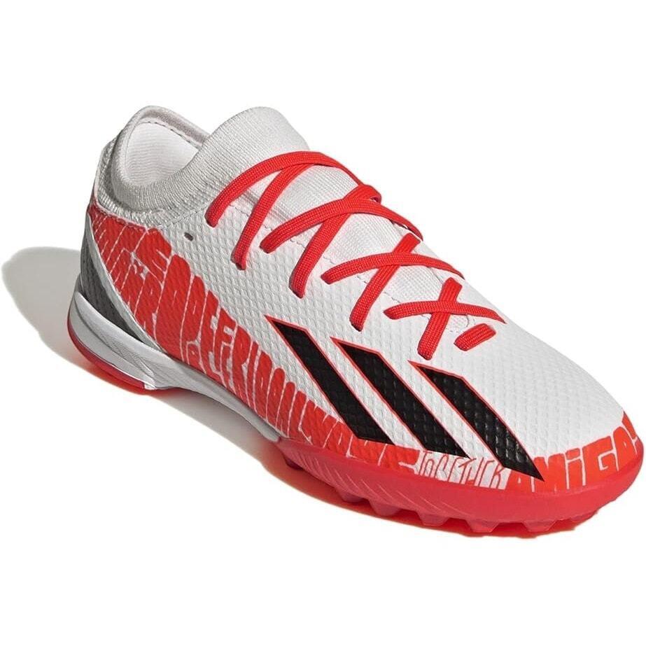 Adidas Men Speedportal Messi.3 Soccer Shoes - White/black/red 11