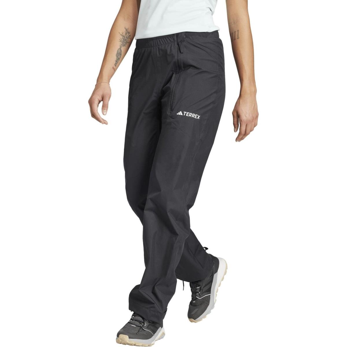 Adidas Women`s Terrex Multi Rain.rdy 2-Layer Rain Pants Large Petite Value
