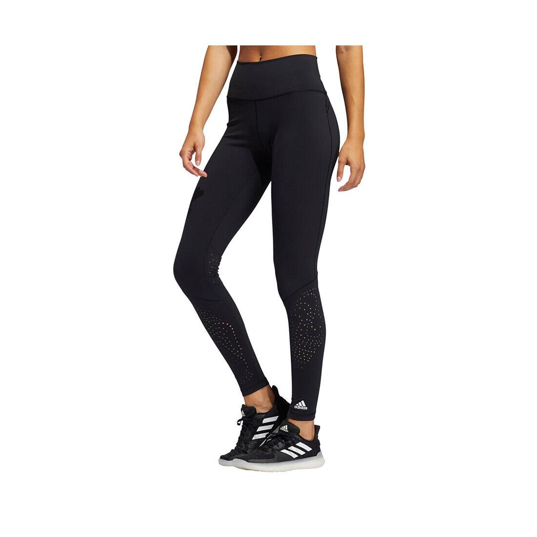 Adidas Believe This 2.0 Perfect Long Womens Active Pants Size S Color: Black