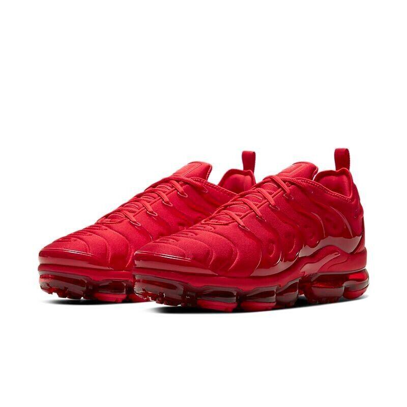 Nike Air Vapormax Plus TN Triple Red Men`s Size - Red