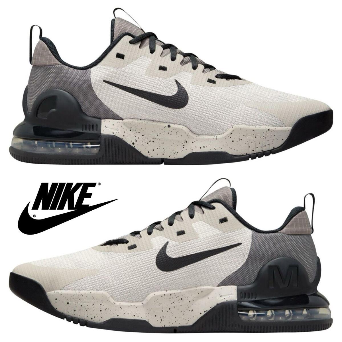 Nike Air Max Alpha Trainer 5 Men`s Sneakers Casual Athletic Premium Sport Shoes - Gray, Manufacturer: Light Iron Ore/Black/Flat Pewter