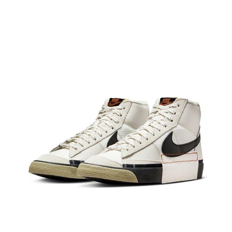 Men Nike Blazer Mid Pro Club Sneakers Shoes Phantom/black/olive FB8891-002 - Phantom/Black-Neutral Olive