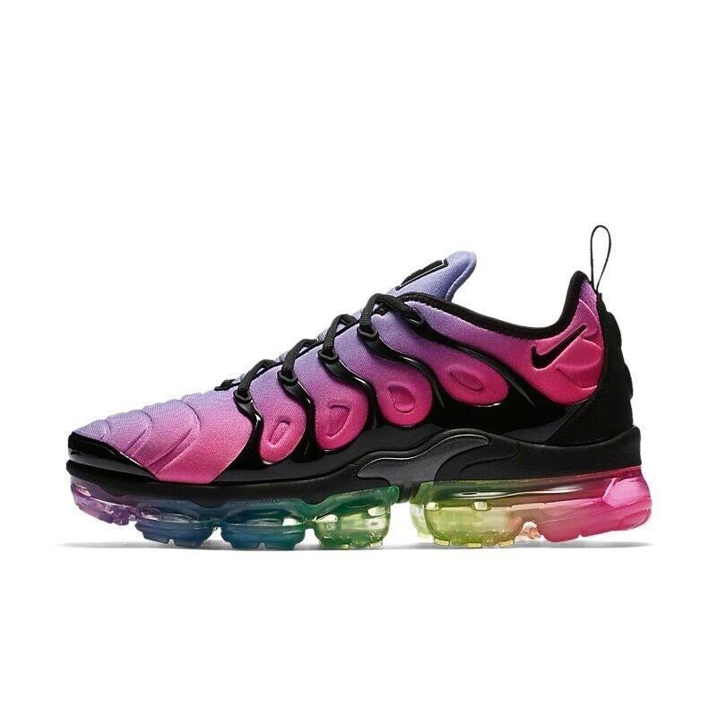 Women`s Nike Air Vapormax Plus Be True Black/purple Sneakers AR4791-500 - Multicolor