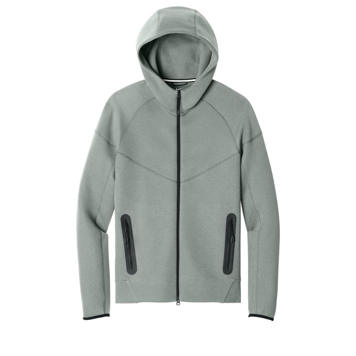 Men`s Nike Tech Fleece Full Zip Hoodie Zippered Pockets Warm Soft XS-4XL