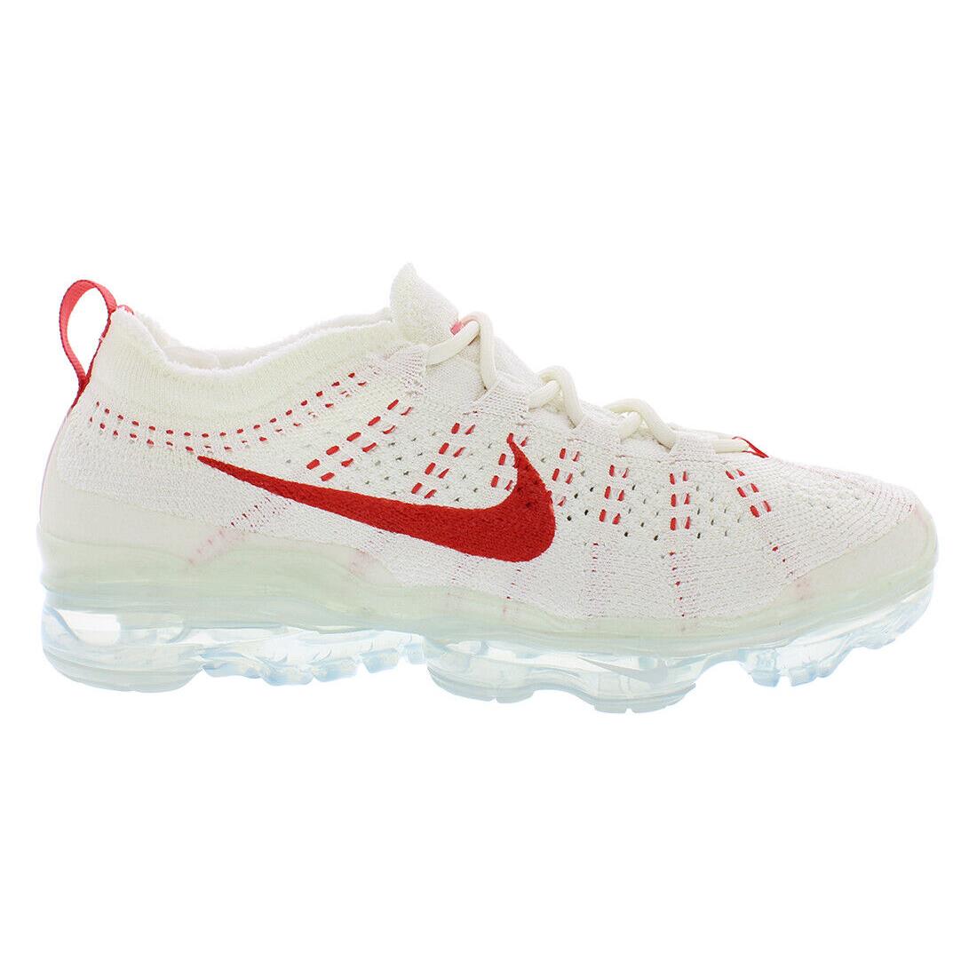 Nike Air Vapormax 2023 Flyknit Womens Shoes - White/Red, Main: White