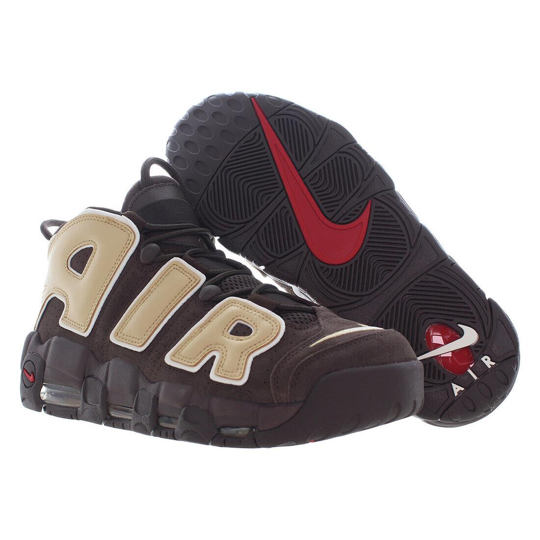 Nike Air More Uptempo 96 Unisex Shoes - Baroque Brown/Sesame, Main: Brown