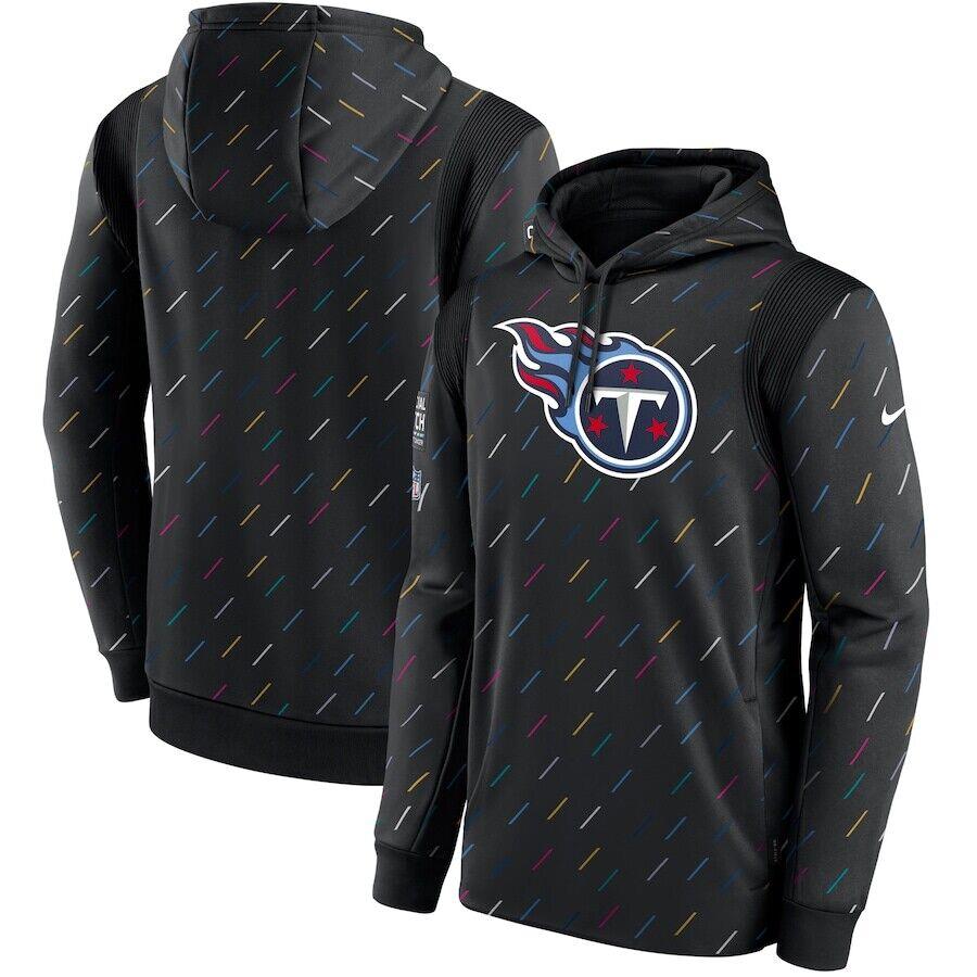 Nike Men`s Tennessee Titans Nfl Crucial Catch Hoodie Pullover Charcoal 2021