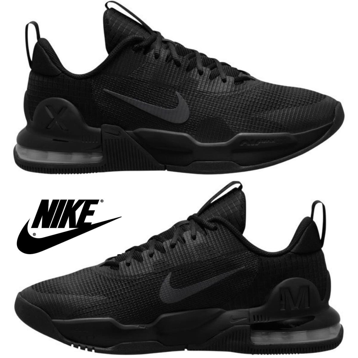 Nike Air Max Alpha Trainer 5 Men`s Sneakers Casual Athletic Premium Sport Shoes - Black, Manufacturer: Blk/Gry/Blk 010