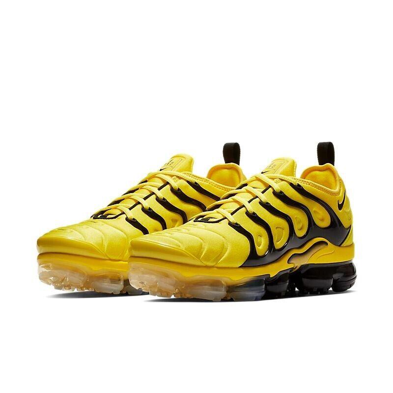 Nike Air Vapormax Plus TN Yellow Black Men`s Size - Yellow Black