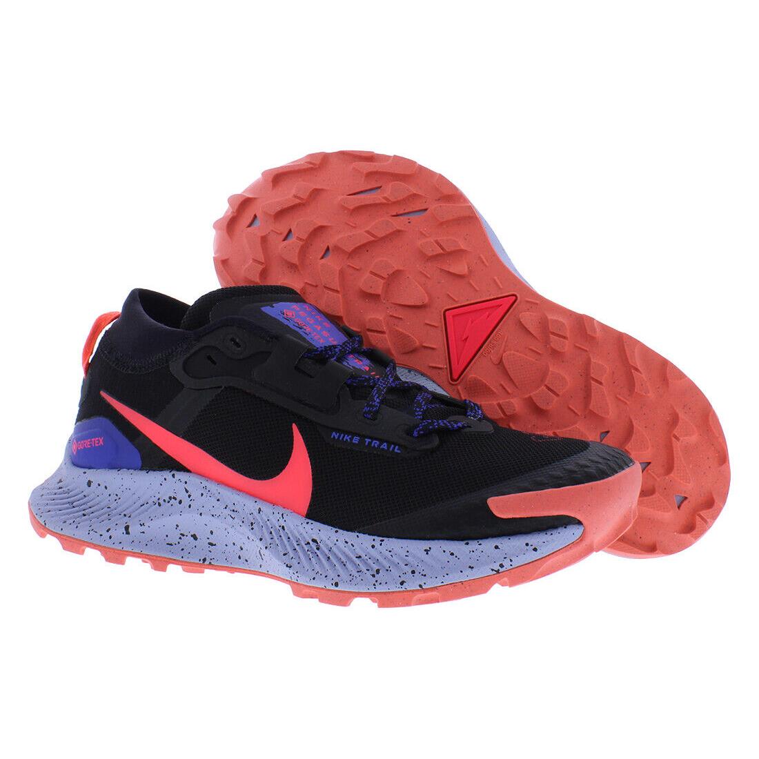 Nike Pegasus Trail 3 Gtx Womens Shoes - Black/Flash Crimson/Lapis, Main: Black