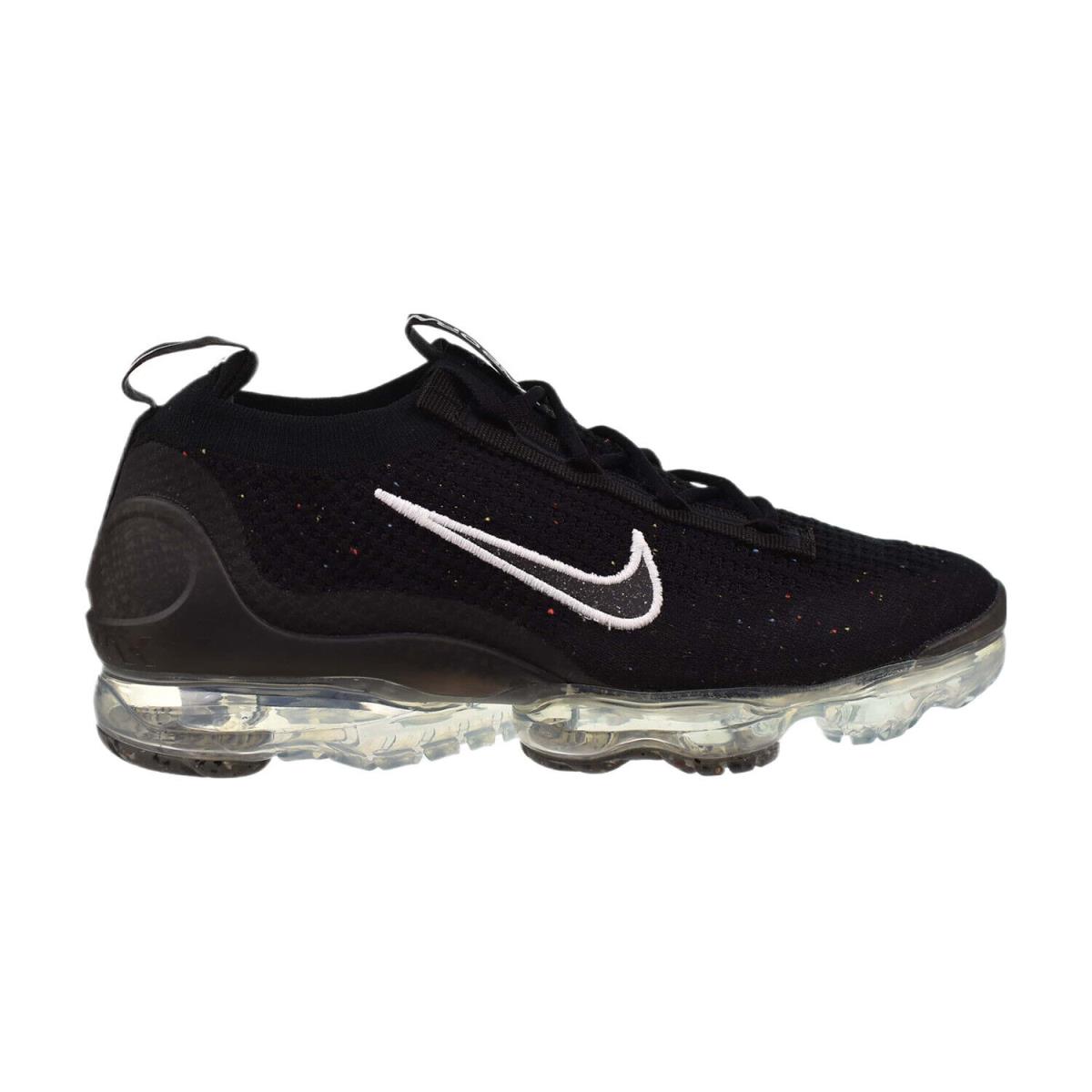 Nike Air Vapormax 2021 Flyknit Women`s Shoes Black-metallic Silver DC4112-002 - Black-Metallic Silver