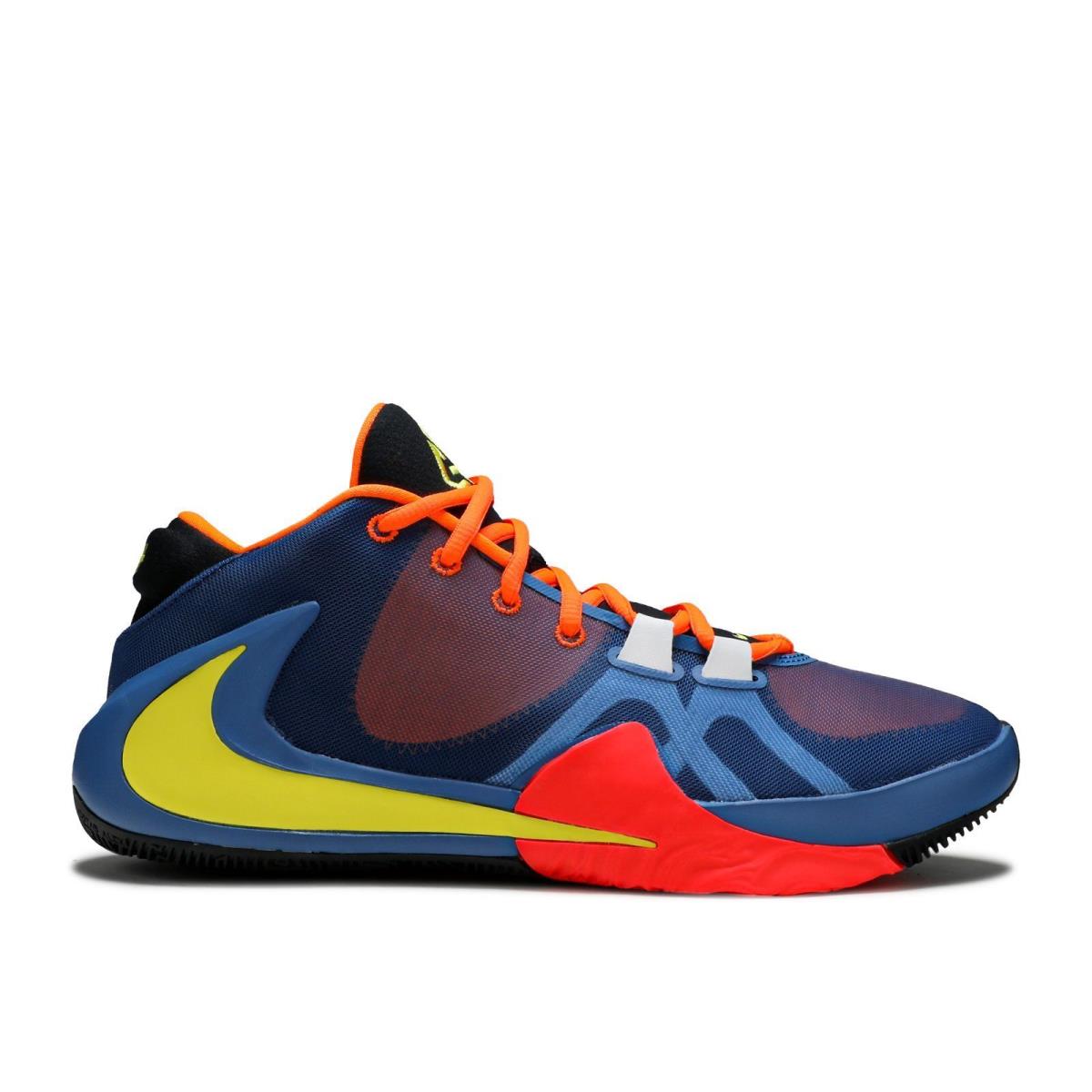 Men`s Nike Zoom Freak 1 `roots` CT8476 800 - Total Orange/Dynamic Yellow/Black