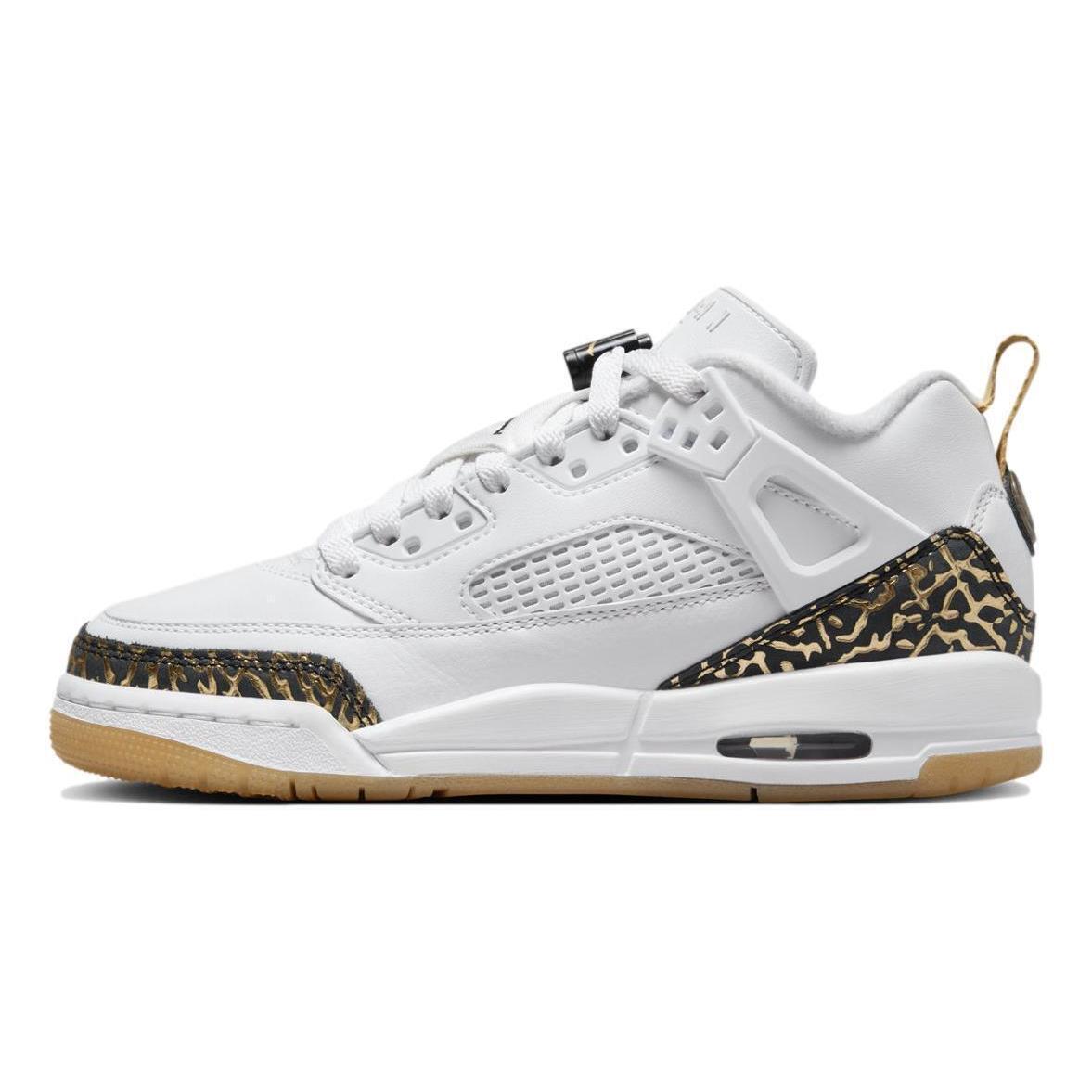 Nike Air Jordan Spizike Low BG `metallic Gold` Youth Shoes HJ9022-100 - White
