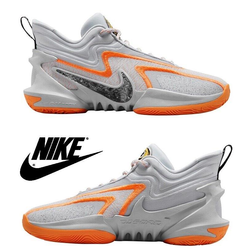 Nike Cosmic Unity 2 Men`s Sneakers Casual Athletic Premium Basketball Gym Shoes - Orange, Manufacturer: Made with at least 20% recycled content