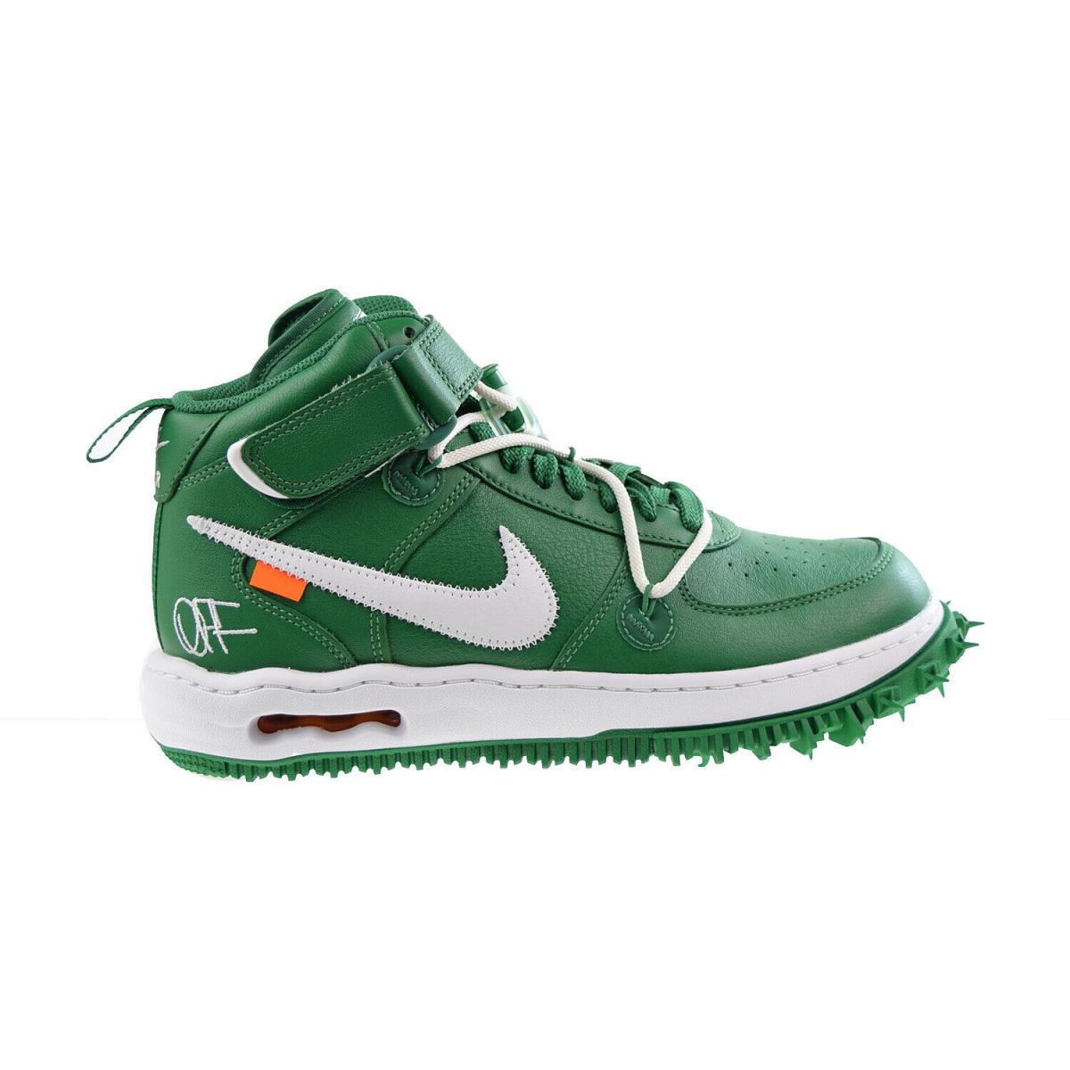 Nike Air Force x 1 Mid Men`s Shoes Off-white-pine Green DR0500-300 - Off White-Pine Green