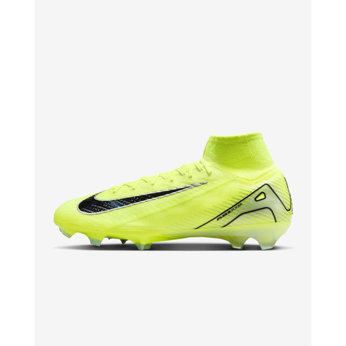 Nike Zoom Mercurial Superfly 10 Elite FG Soccer Cleats `volt` FQ1454-700