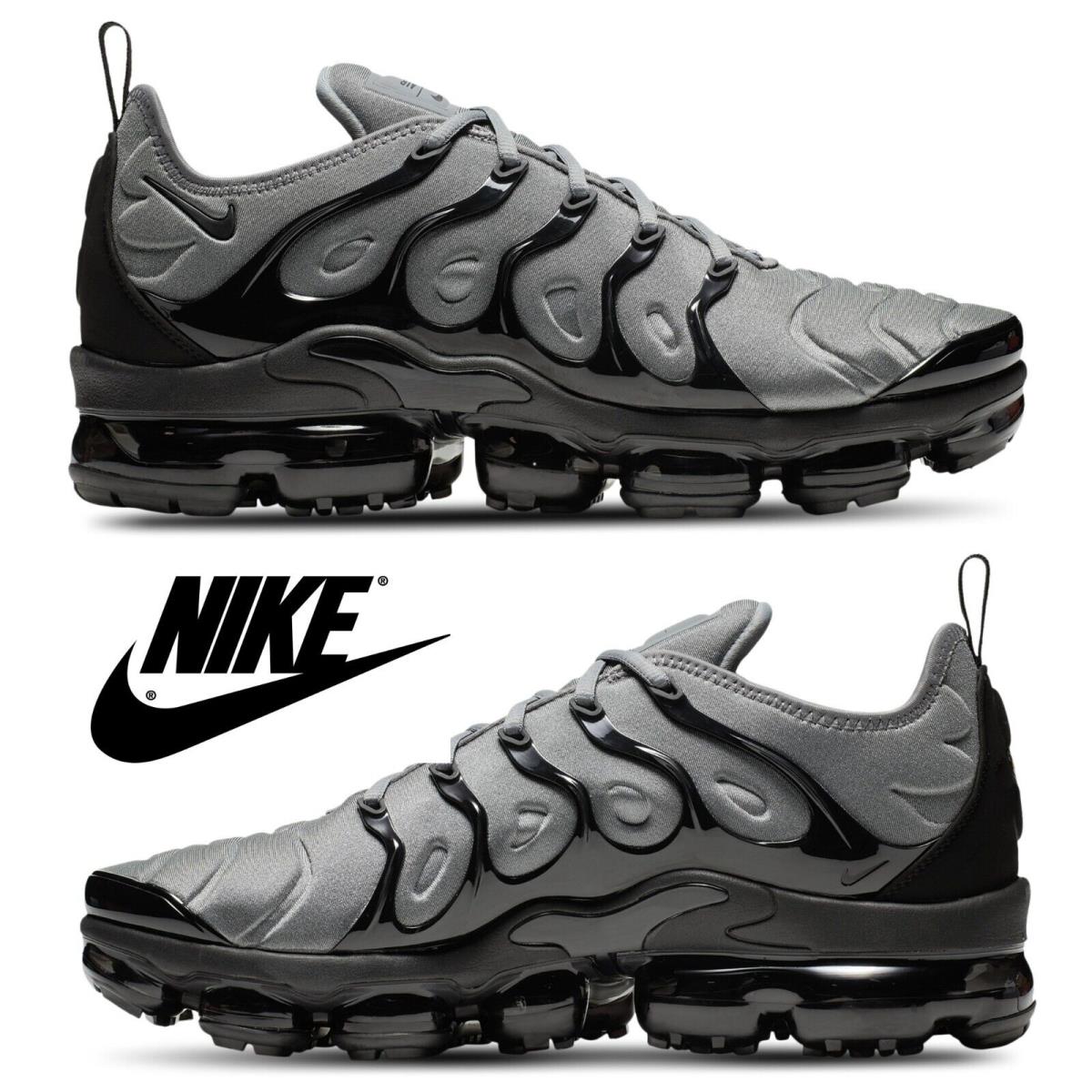 Nike Air Vapormax Plus Men`s Sneakers Athletic Running Comfort Sport Shoes - Gray, Manufacturer: Cool Grey/Black