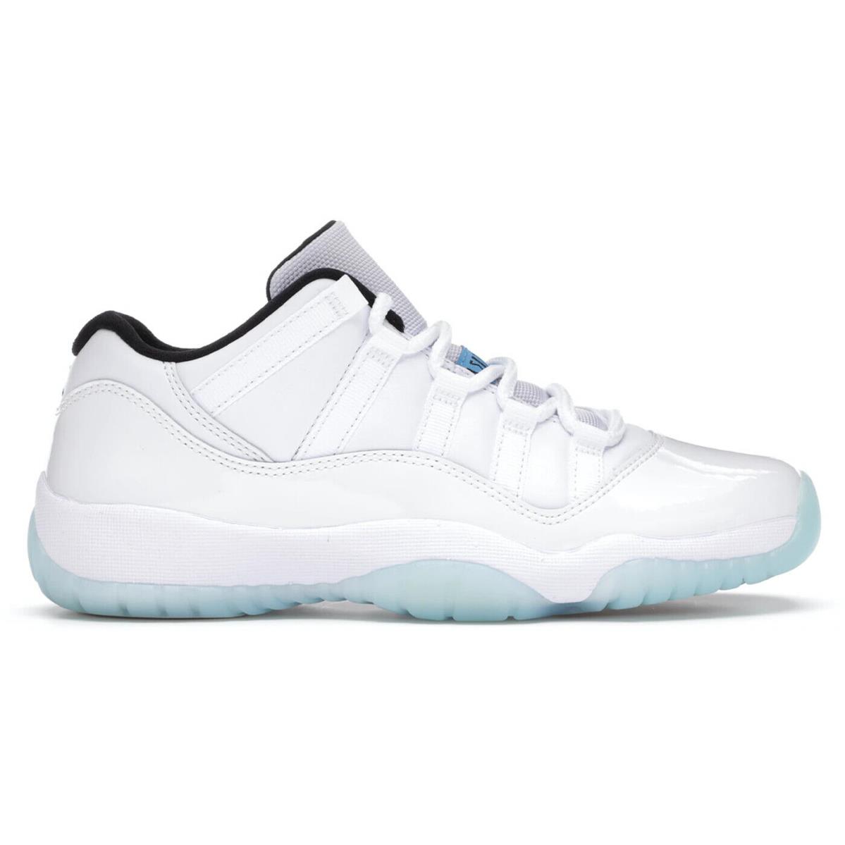 Grade School Youth Sizes Nike Air Jordan Retro 11 Low `legend Blue` 528896 117 - White/Black/Legend Blue