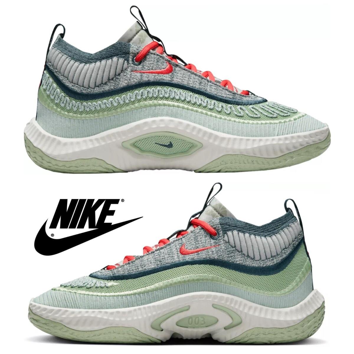 Nike Cosmic Unity 3 Men`s Sneakers Casual Athletic Premium Basketball Gym Shoes - Green, Manufacturer: Lt Slvr/Wht/Jungle/Honey