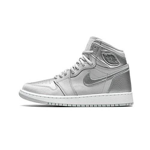 Jordan 1 Retro High Og Big Kids Style : 575441-029 - Neutral Grey/Metallic Silver-w