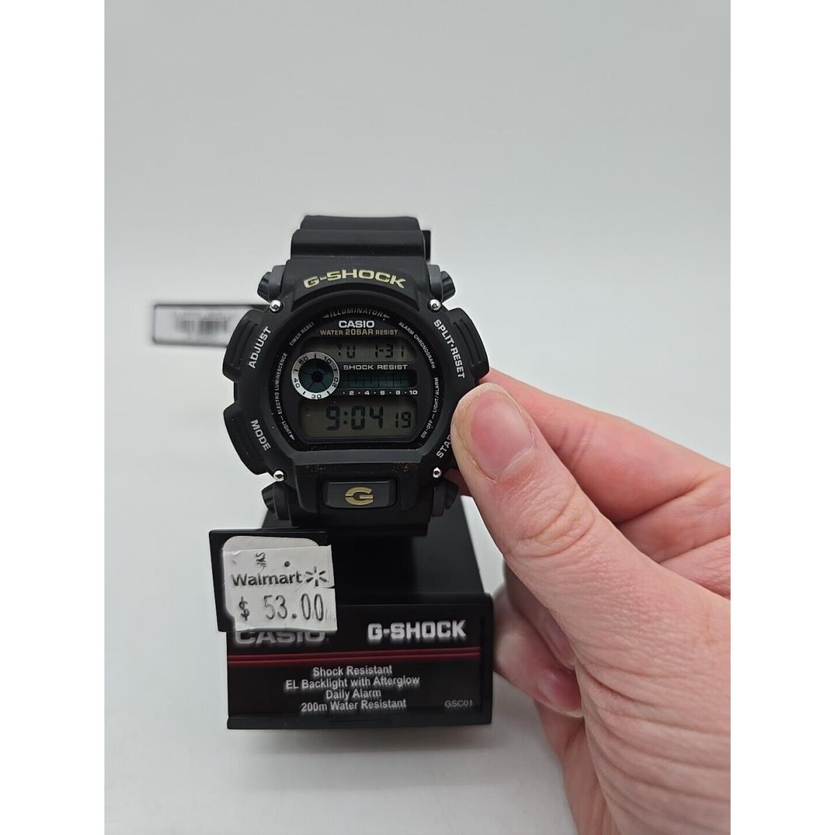 Casio DW9052-1B G-shock 200 Meter Watch Chronograph Resin Strap Alarm