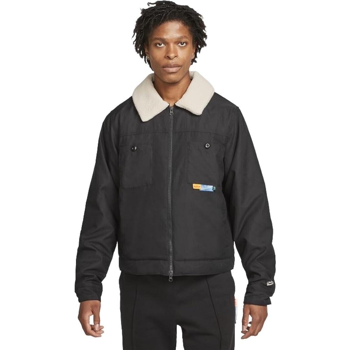 Nike Lebron Men`s Protect Jacket Black/pearl White