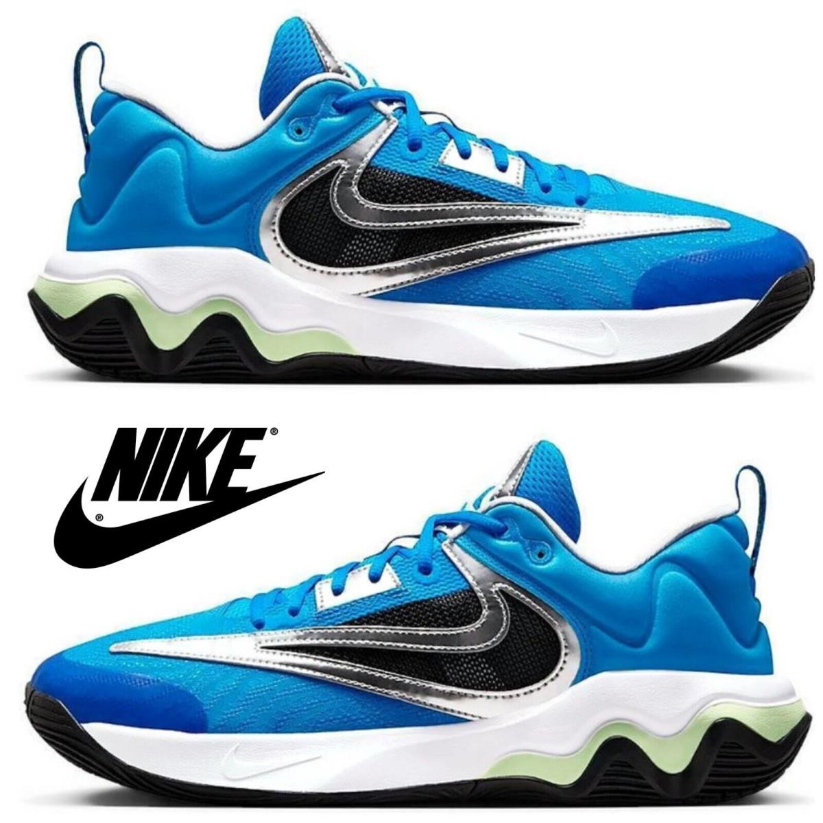 Nike Giannis Immortality 3 Mens Shoes Athletic Basketball Comfort Sport Sneakers - Blue, Manufacturer: Photo Blue/Barely Volt/White/Black