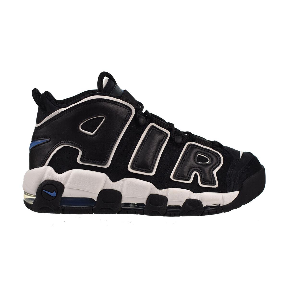 Nike Air More Uptempo Men`s Shoes Black-star Blue FB8883-001 - Black-Star Blue