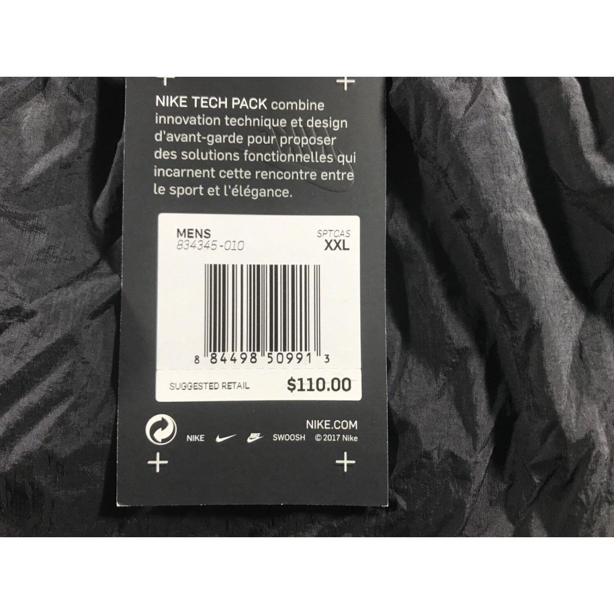 Nike Tech Pack Hypermesh Shorts 834345 Men`s 2XL Blue/blk 834345-010 COLOR BLACK SIZE 2XL