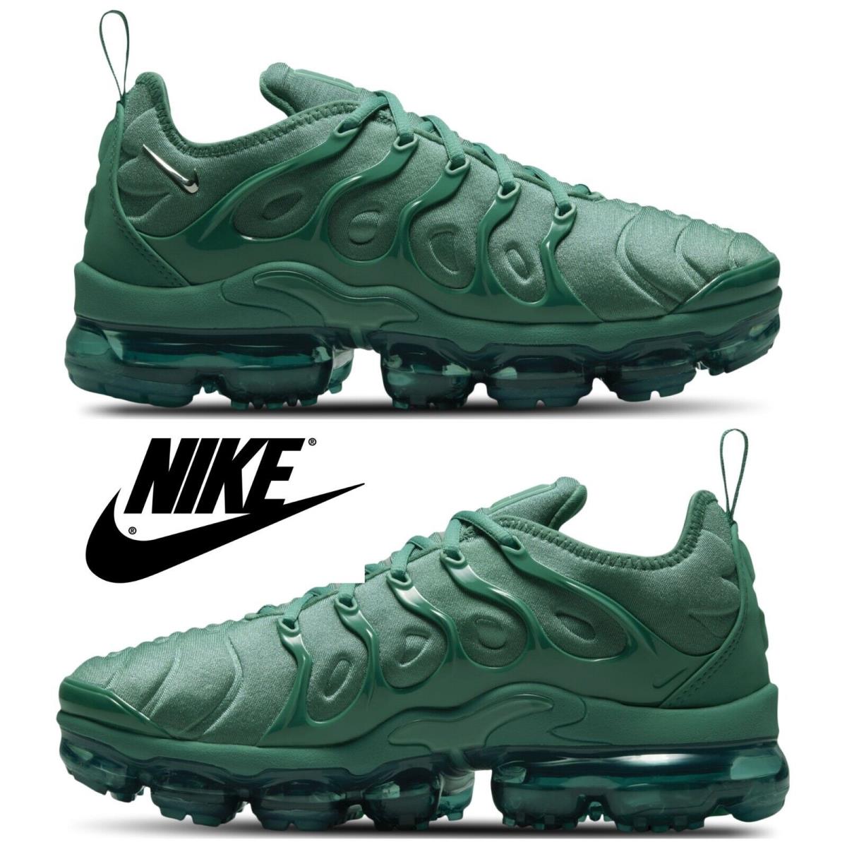 Nike Air Vapormax Plus Women`s Shoes Casual Sneakers Walking Running Trainers - Green, Manufacturer: Bicoastal/Chrome/Metallic Silver