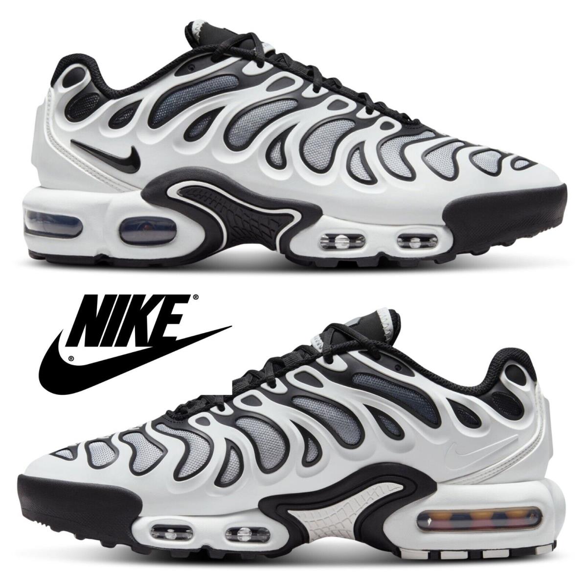 Nike Air Max Plus Drift Women`s Shoes Casual Sneakers Walking Running Trainers - White, Manufacturer: Summit White/Black/Metallic Silver