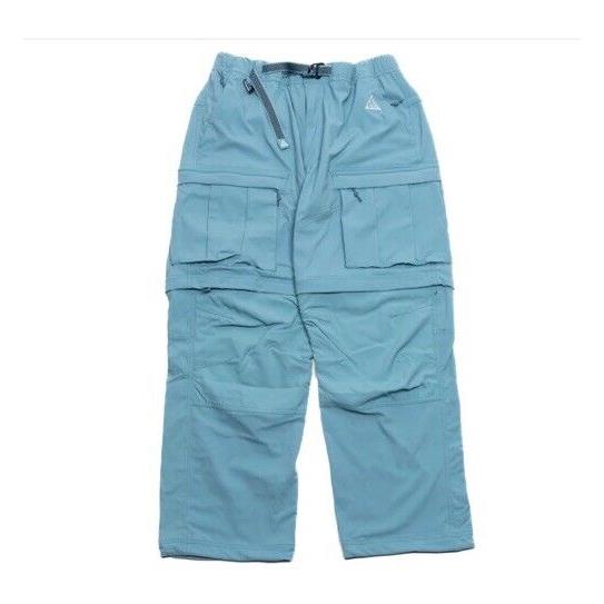 Nike Men S Acg Smith Summit 2 In 1 Cargo Pants Denim Turquoise FN0428-464
