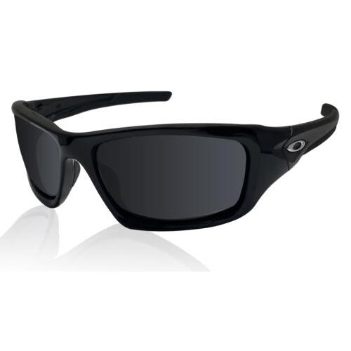 Oakley Valve Sunglasses Black Polished Frame Polarized Lens 12-837