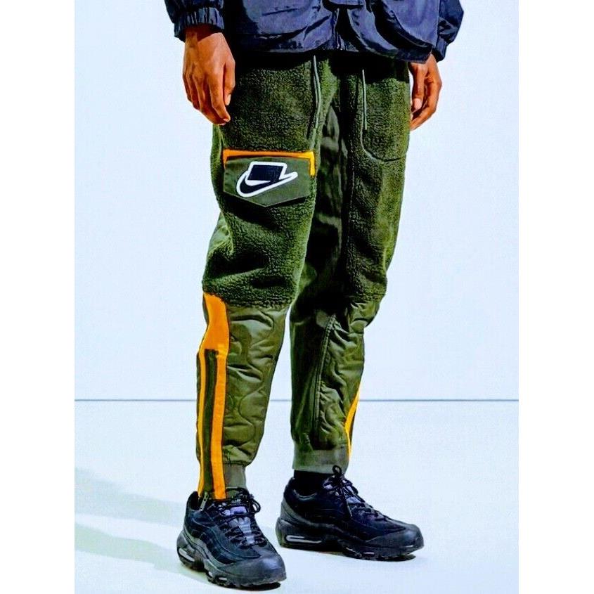 Nike Sports Wear Nsw Fleece Quilted Sherpa Jogger Pant Sz - M / BV4807-355