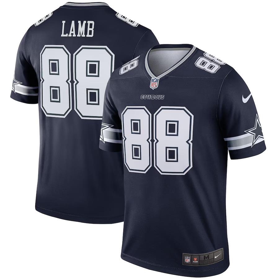 Nike Men`s Nfl Dallas Cowboys 88 Lamb Football Jersey Size L B105