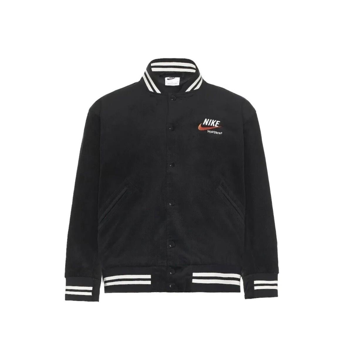 Nike Sportswear Trend Corduroy Bomber Jacket Size Small dv9997-010 Retail