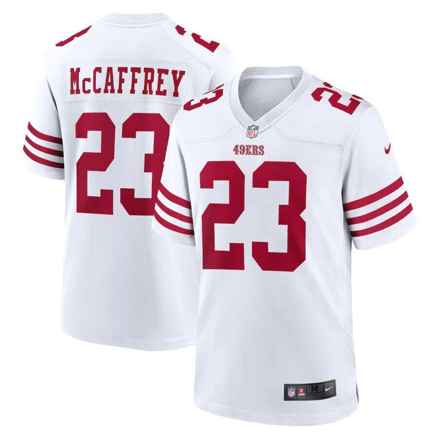 Nike 23 Men`s San Francisco 49ers Christian Mccaffrey Jersey Size L B028