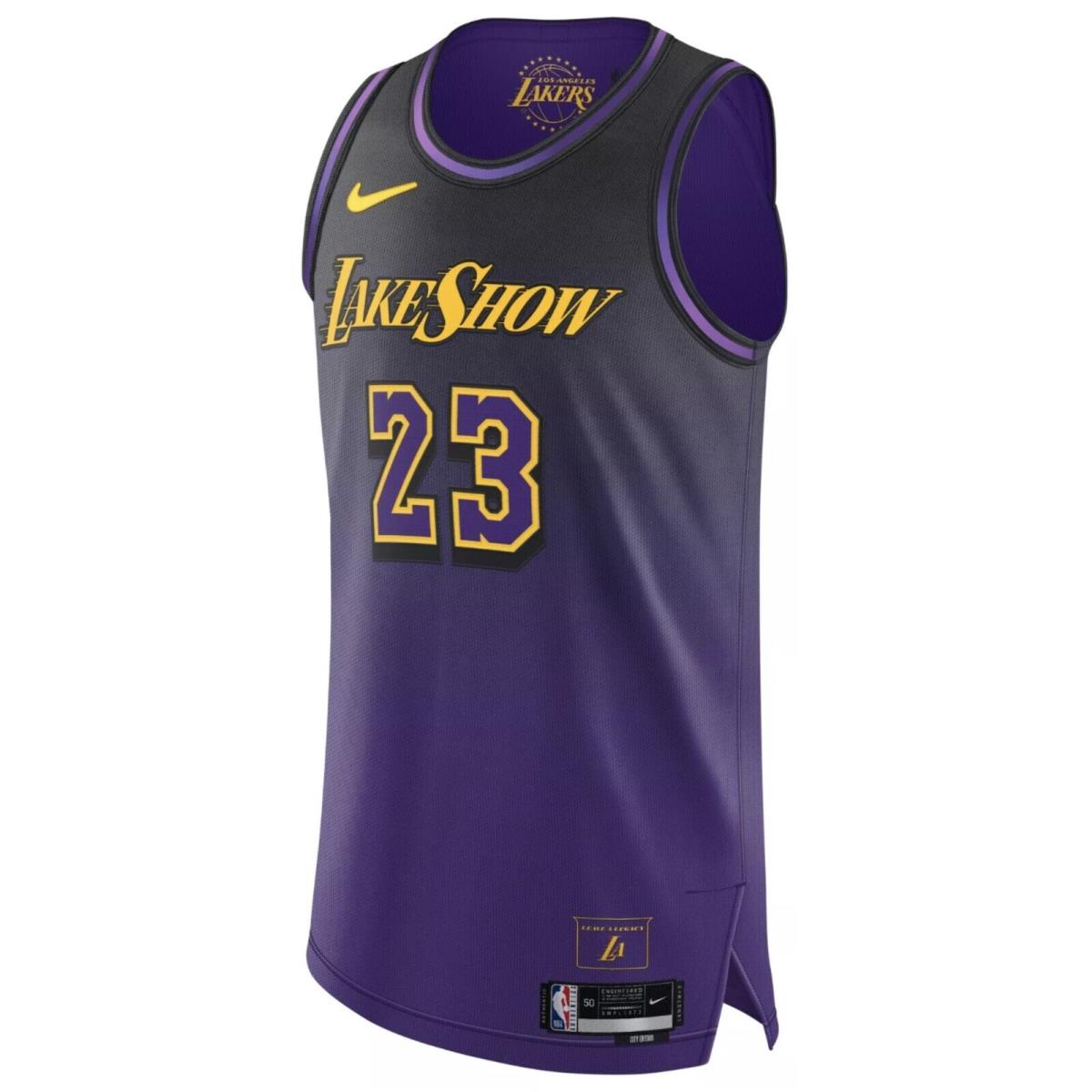 Lebron James Lakers Nike Vaporknit Gameday Jersey Size Mens 48