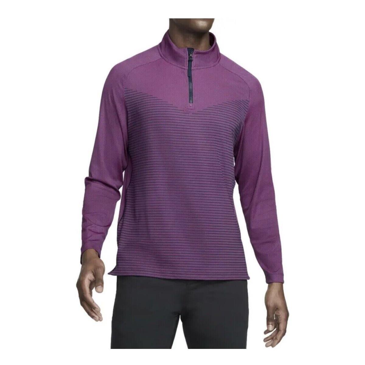 Nike 1/4 Zip Sweatshirt Vapor Dri-fit Pullover Long Sleeve Golf Men`s L Large