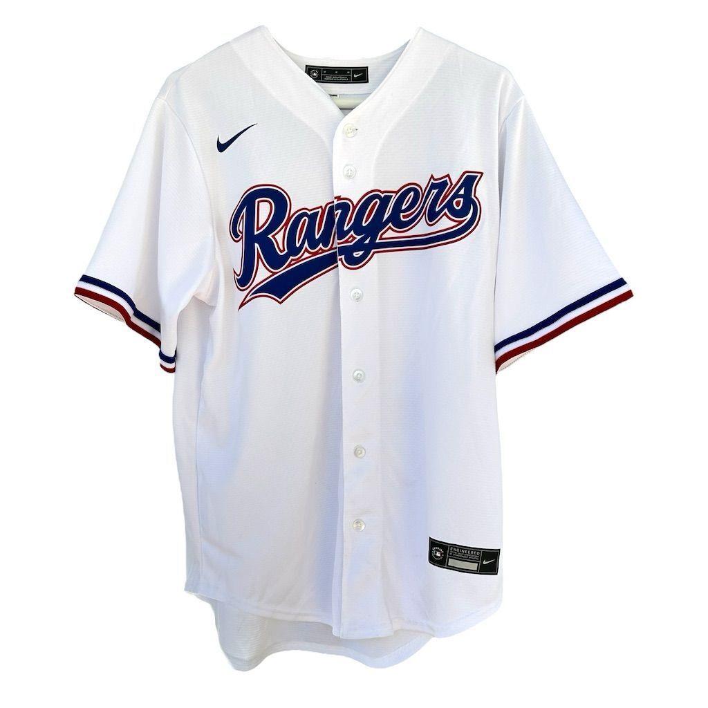 Nike Texas Rangers Corey Seager 5 Men`s Dri-fit Jersey White M