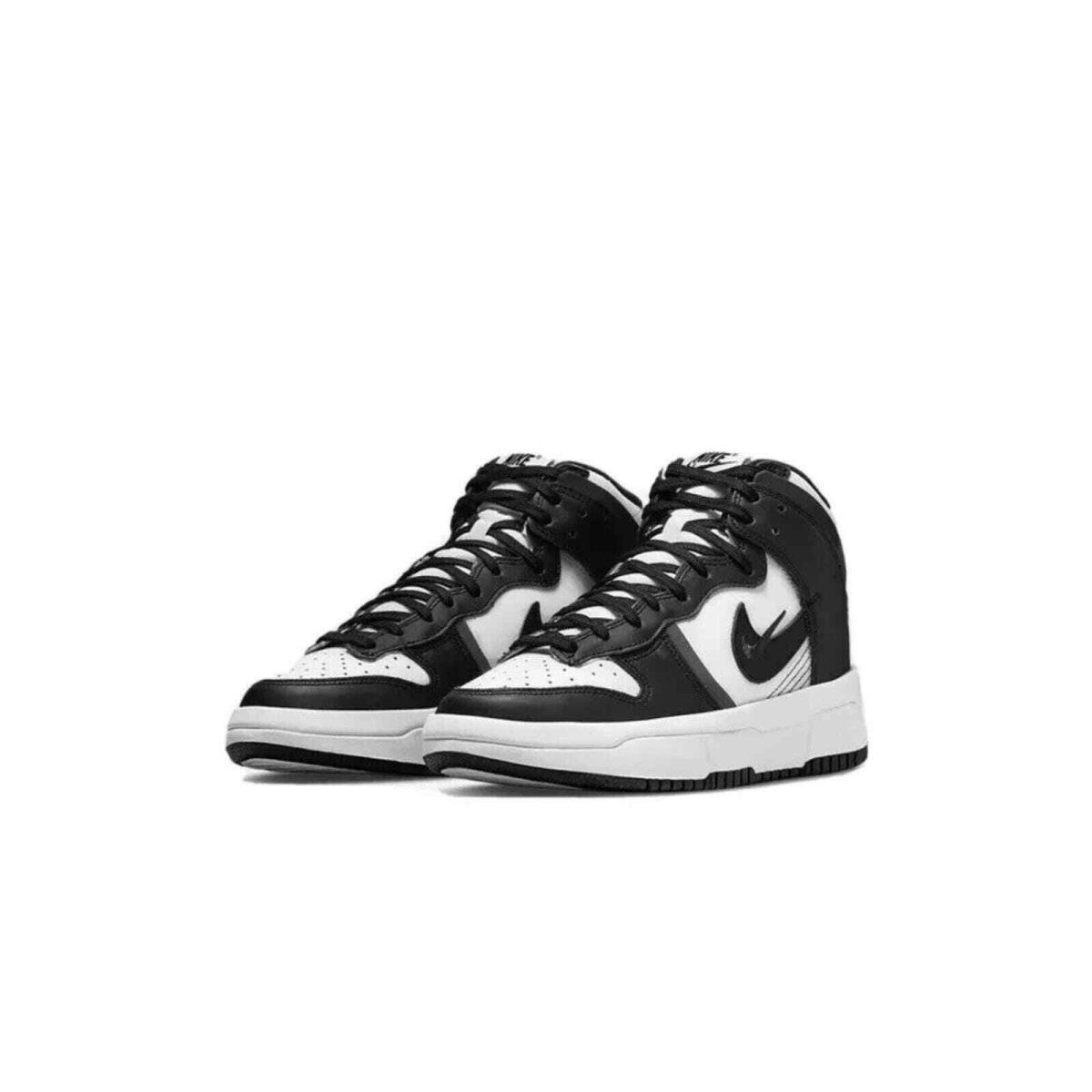 Nike Dunk High Up Panda Black White DH3718-104 Womens Size 7.5 Sneakers - Black