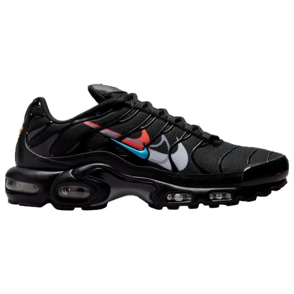 Nike Air Max Plus Black Multi Swoosh FJ4224 001 Size 12 - Black