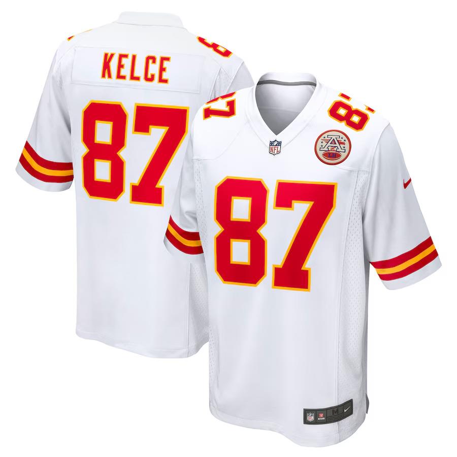 Nike Men`s Kansas City Chiefs 87 Travis Kelce Jersey Size 3XL B106