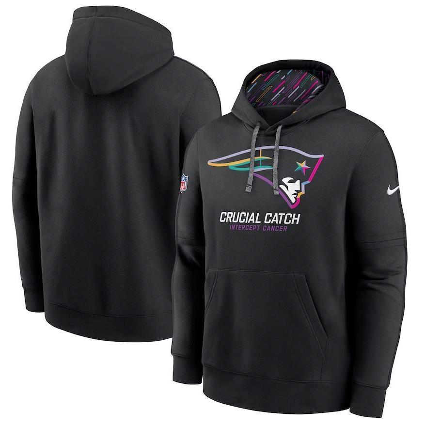 Nike Men`s England Patriots Nfl Crucial Catch Hoodie 2024 Sz 3XL