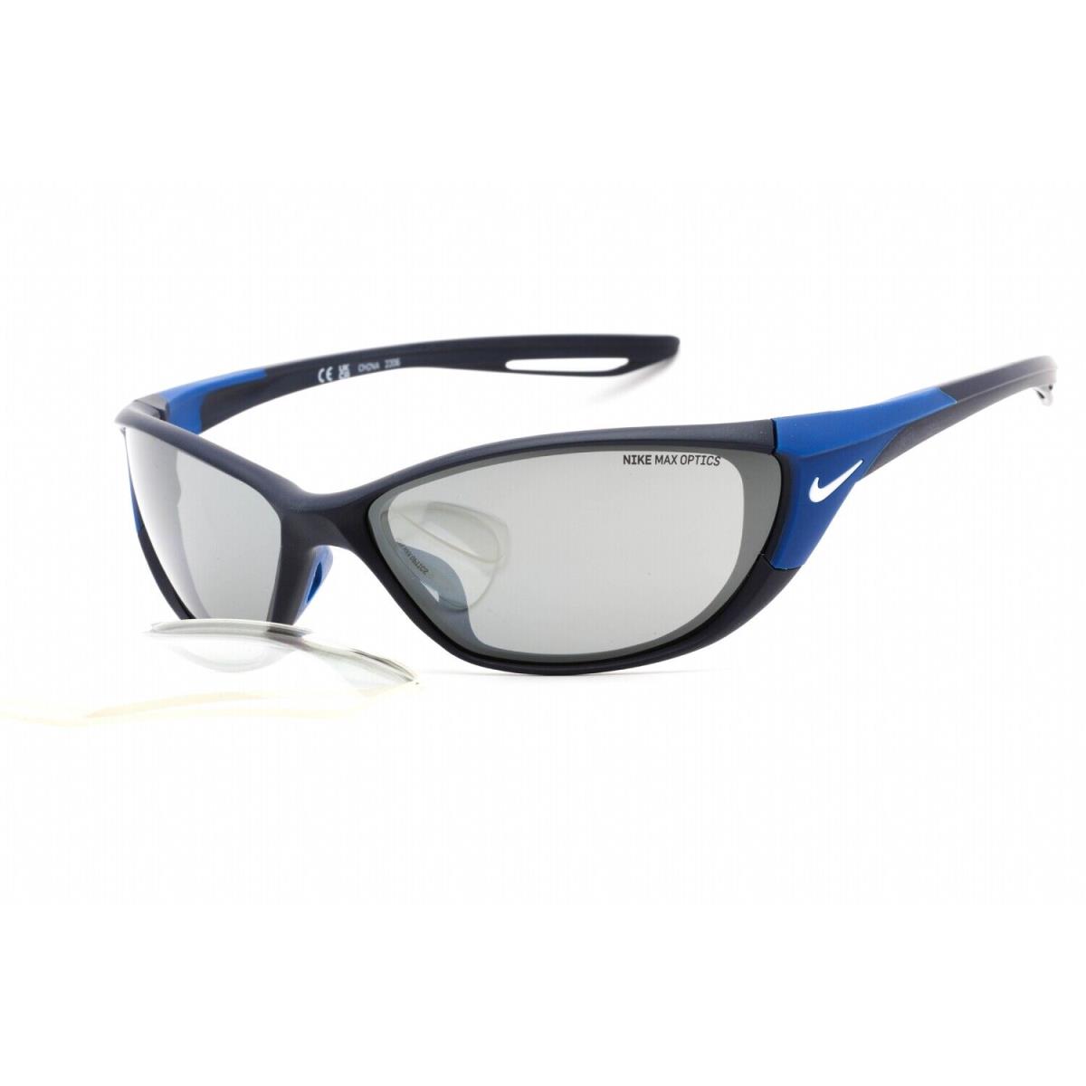 Nike NKZONE-410-66 Sunglasses Size 66mm 140mm 15mm Blue Men