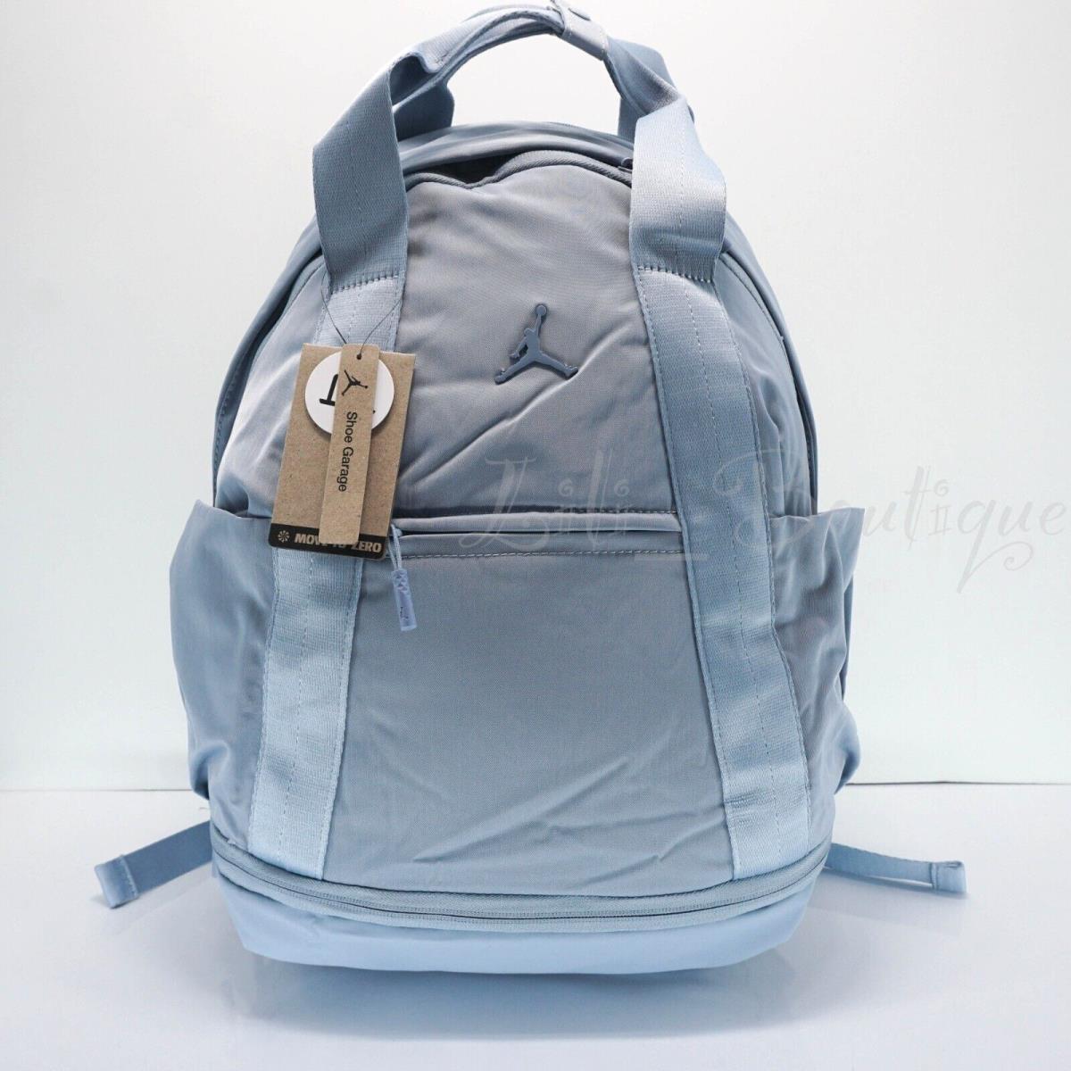 Nike Jordan Alpha Unisex School Gym Travel Backpack 28L WA0868-B18 Blue Grey