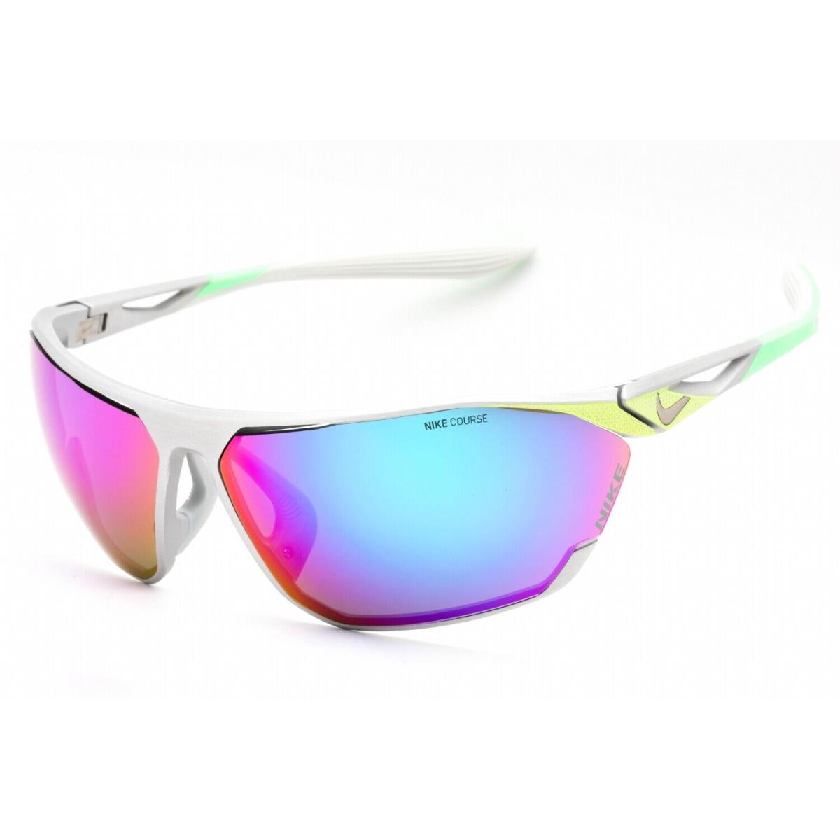 Nike NKDC3407-011-76 Sunglasses Size 76mm 130mm 13mm Silver Men